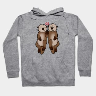 Otter Couple Hoodie